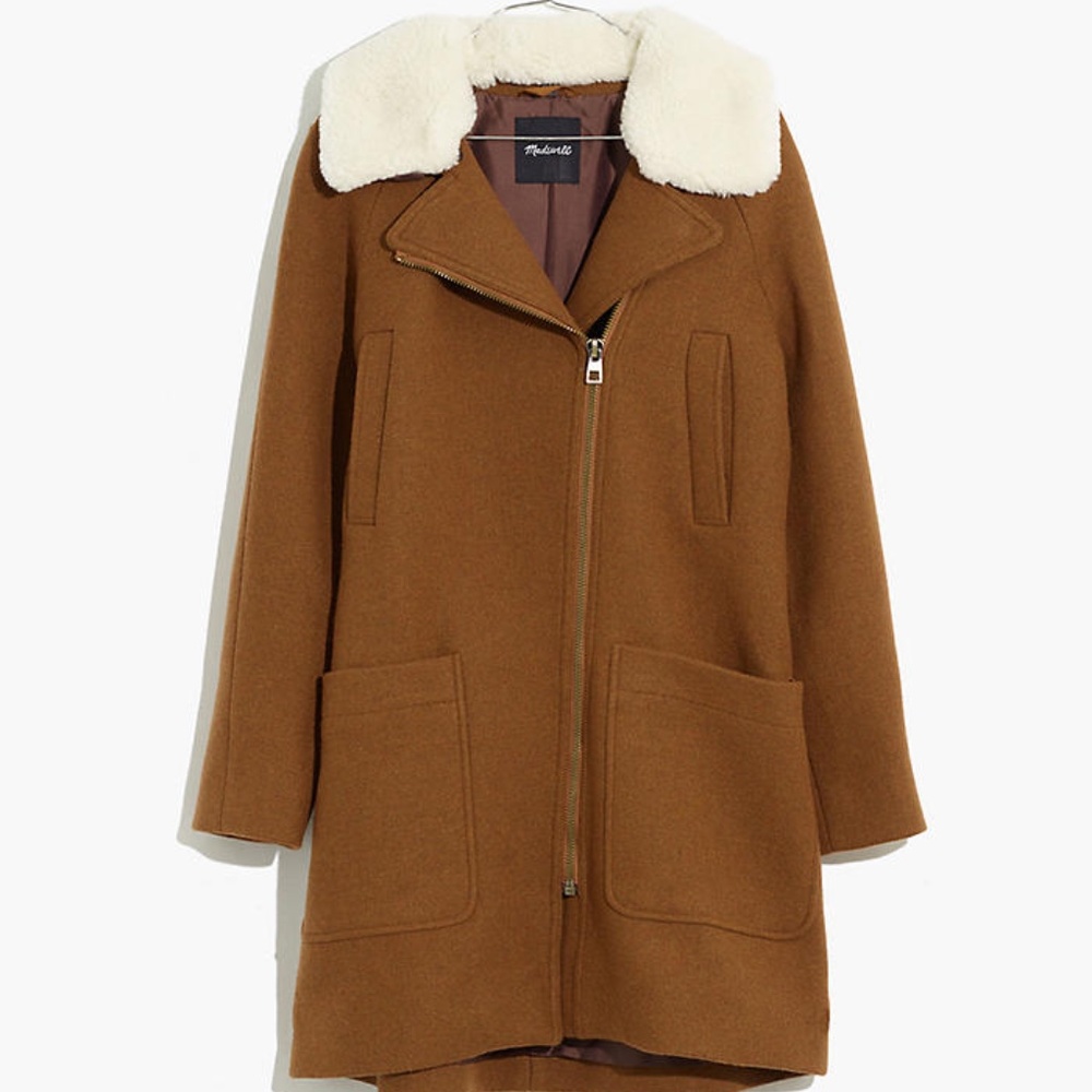 Madewell Eldridge Zip Coat in Insuluxe S